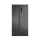 Lodówka i zamrażarka Lodówka Amica FY5119.3DFBX Side by Side No Frost 177cm Czarna Kostkarka Twistowa 562L
